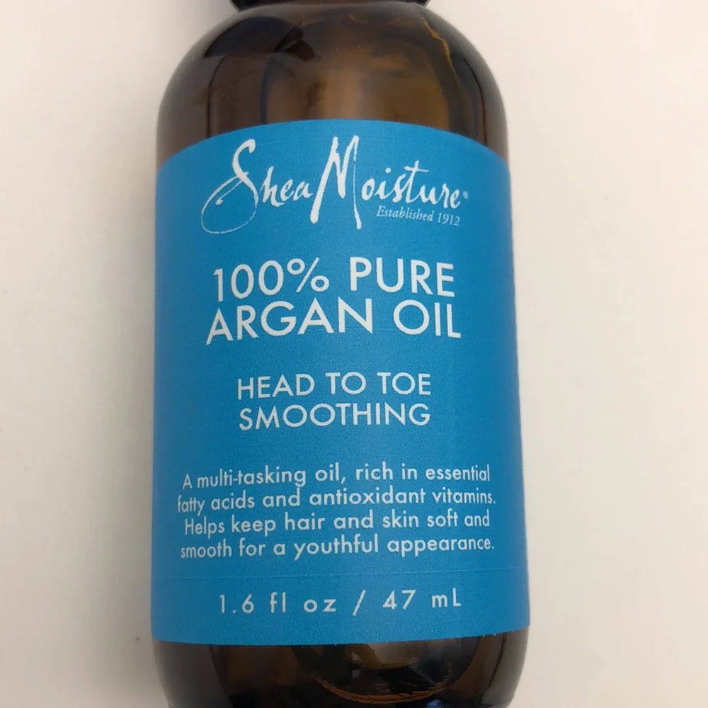 Shea Moisture 100% Pure Argan Oil -‎ Blue and Brown